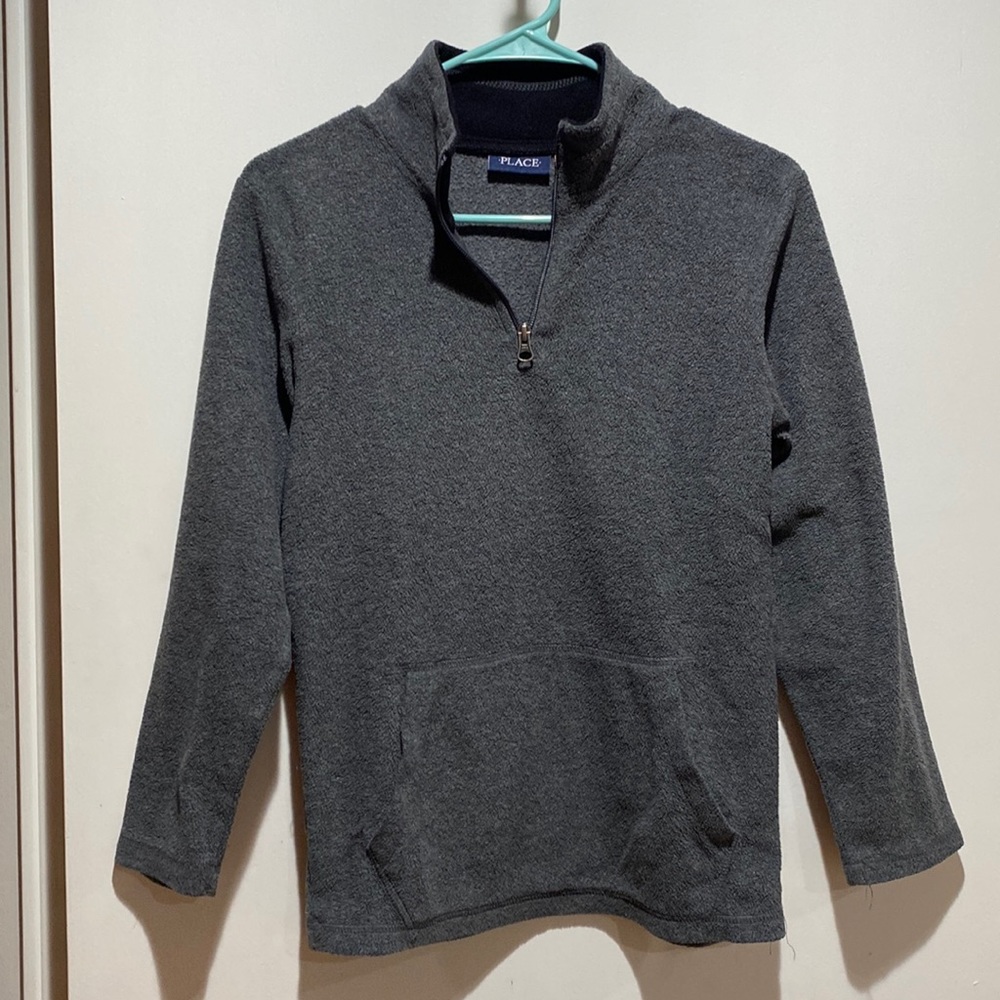 Grey quarter zip jacket